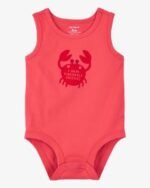Baby Pinchable Cheeks Crab Bodysuit