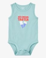 Baby Official Ice Cream Taster Sleeveless Bodysuit