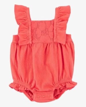 Baby Lace Crinkle Jersey Bubble