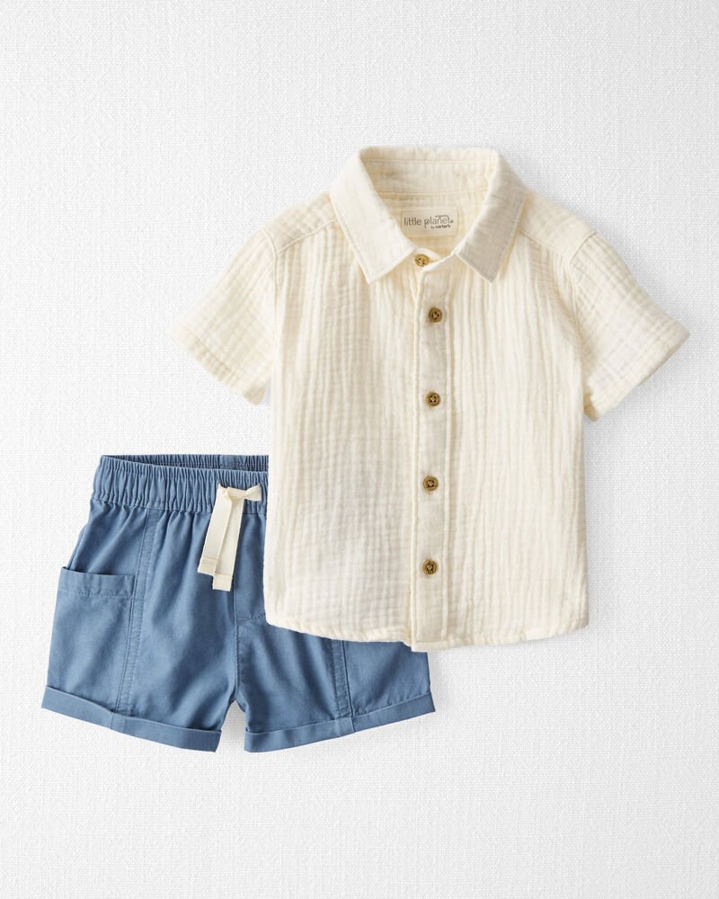 Baby Boy 2-Piece Organic Cotton Set